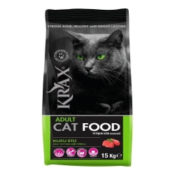 Krax Kuzu Etli Yetişkin Kedi Maması 15 kg